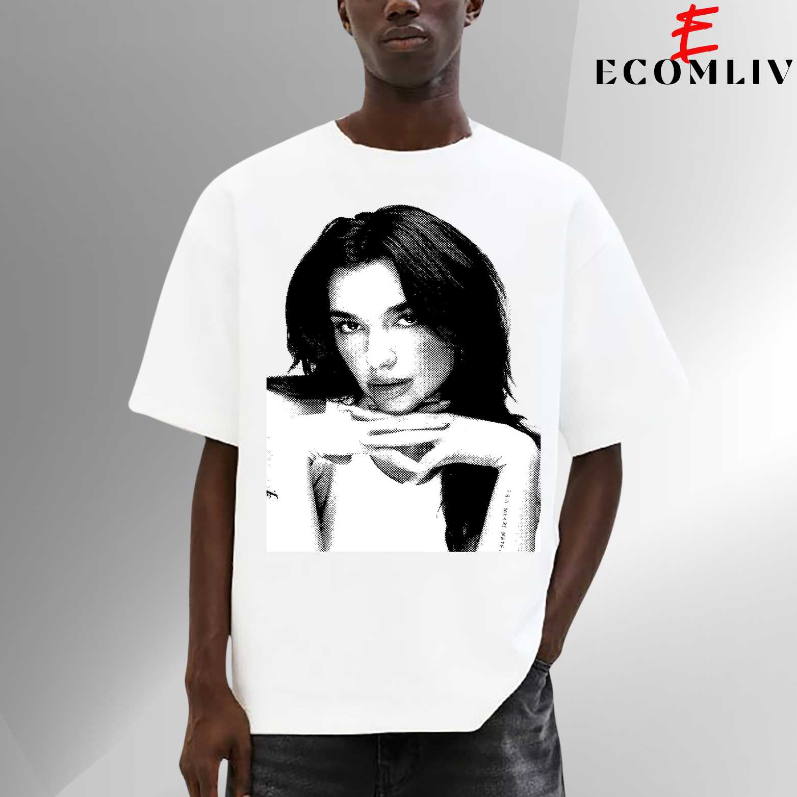 Dua Lipa Vintage Shirt, Unisex Tee, Streetwear Fan Merch